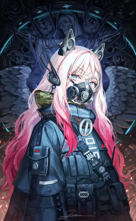 Karya Seni Digital Mata Anime Gambar seni digital mata anime yang menakjubkan