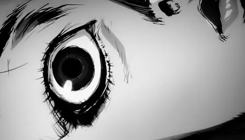 Detail Air Mata yang Menyentuh Gambar close-up air mata anime