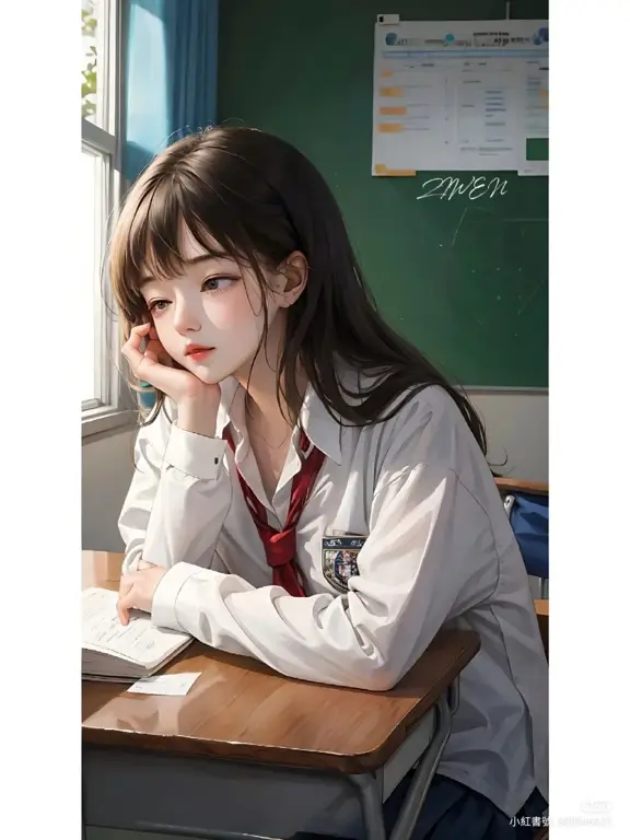 Persahabatan yang Menggemaskan Gambar anime perempuan sahabat yang lucu dan imut