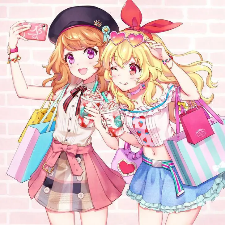 Persahabatan yang Manis dan Menggemaskan Gambar anime dua perempuan sahabat bergaya imut