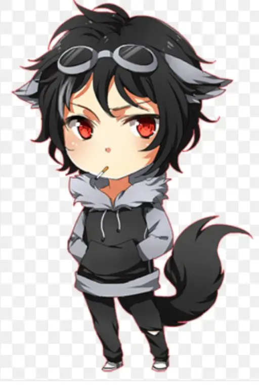 Stiker Line Chibi Laki-laki Menggemaskan Gambar anime chibi laki-laki yang menggemaskan