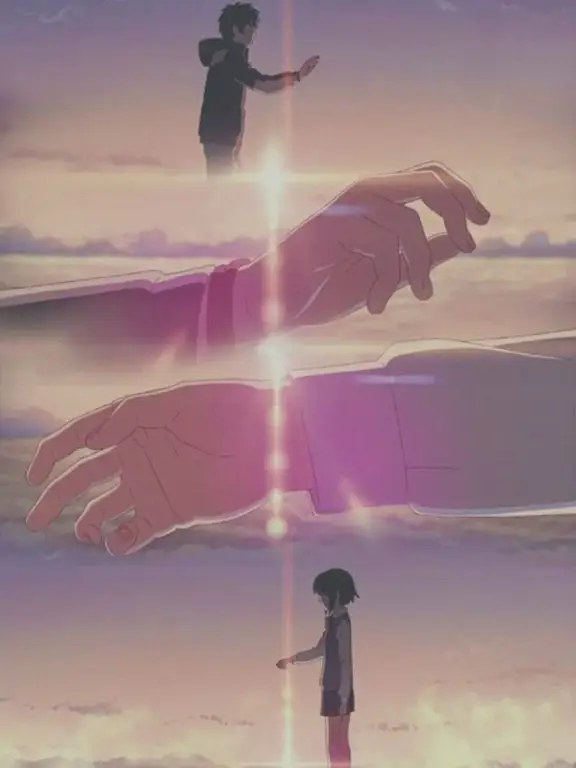 Menggambarkan tantangan dan keindahan LDR Gambar anime couple hubungan jarak jauh