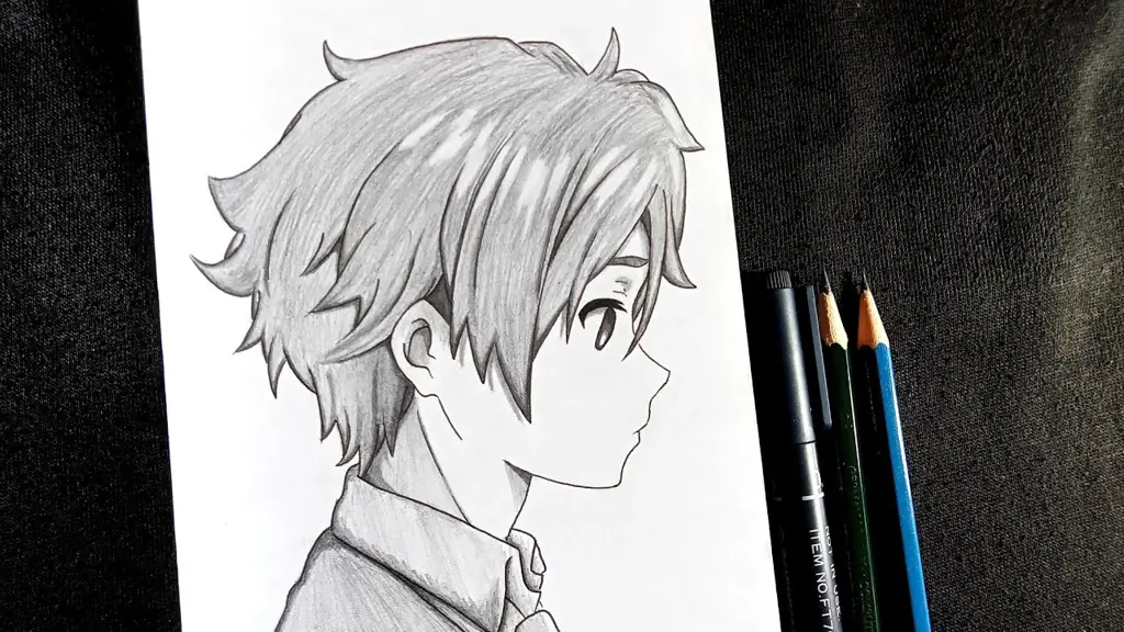 Cara Menggambar Anime dari Belakang Tutorial menggambar anime cowok dari belakang