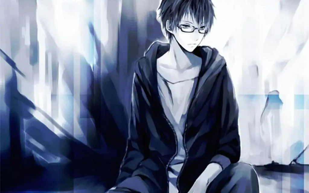 Wallpaper Anime Laki-laki: Tampil Keren dengan Headphone Gambar anime laki-laki dengan headphone untuk wallpaper