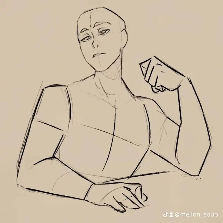 Referensi Pose dan Ekspresi Referensi pose untuk gambar anime setengah badan