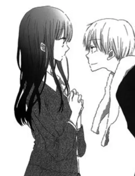 Petualangan Romantis di Dunia Fantasi Gambar anime couple fantasi hitam putih terpisah