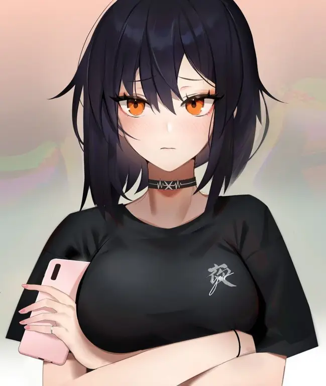 Gadis anime berpose seksi di pantai Gambar gadis anime seksi berbikini