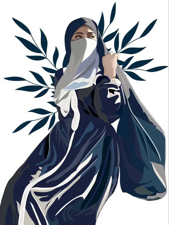 Wallpaper Estetik Anime Hijab Gambar estetik anime berhijab untuk wallpaper