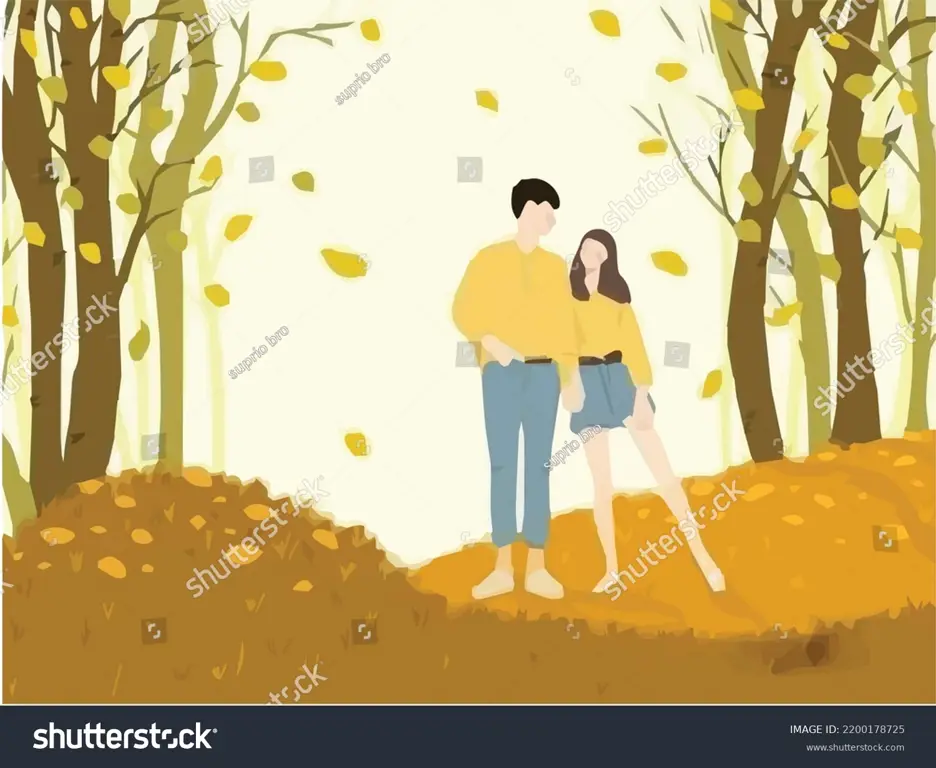 Seni gambar pasangan anime